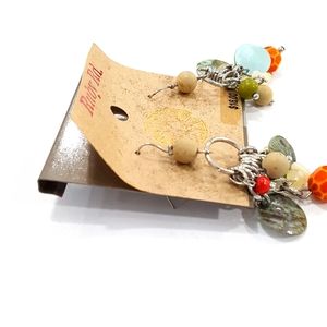 Ruby Rd. Jewelry - NWT Ruby Road Beaded Dangle Shell Giraffe Earrings Ruby Rd. Jewelry - NWT Ruby Road Beaded Dangle Shell Giraffe Earrings